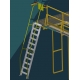 B9674-2400 Semi-Portable Access Ladder Type 2.4M